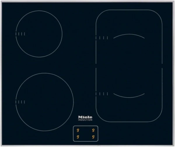 Miele KM 6092 Glaskeramik-Induktions-Kochfeld Edelstahl 1 Miele KM 6092 Glaskeramik-Induktions-Kochfeld Edelstahl