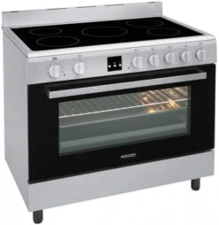 Oranier DC 1999 Elektroherd Mit Glaskeramikfeld Edelstahl / A