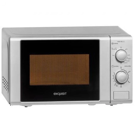 Exquisit MW 802 G Si Kombi-Mikrowelle Silber