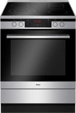 Amica SHCX 914 110 E Elektroherd Mit Glaskeramikfeld Edelstahl / A