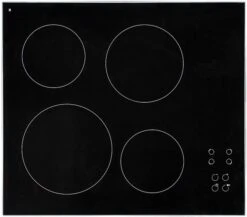 Exquisit EKC 601 R Autark-Glaskeramikfeld Edelstahl