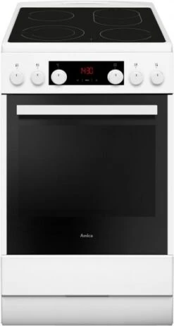 Amica SHC 904 100 W Elektroherd Mit Glaskeramikfeld Weiß / A