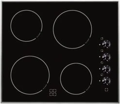 Amica KMC 13282 E Autark-Glaskeramikfeld Edelstahl